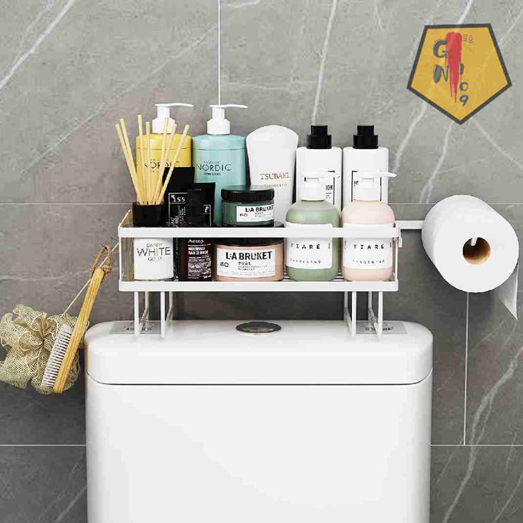 Ebern Designs Meagin Metal Freestanding Bathroom Shelves Wayfair